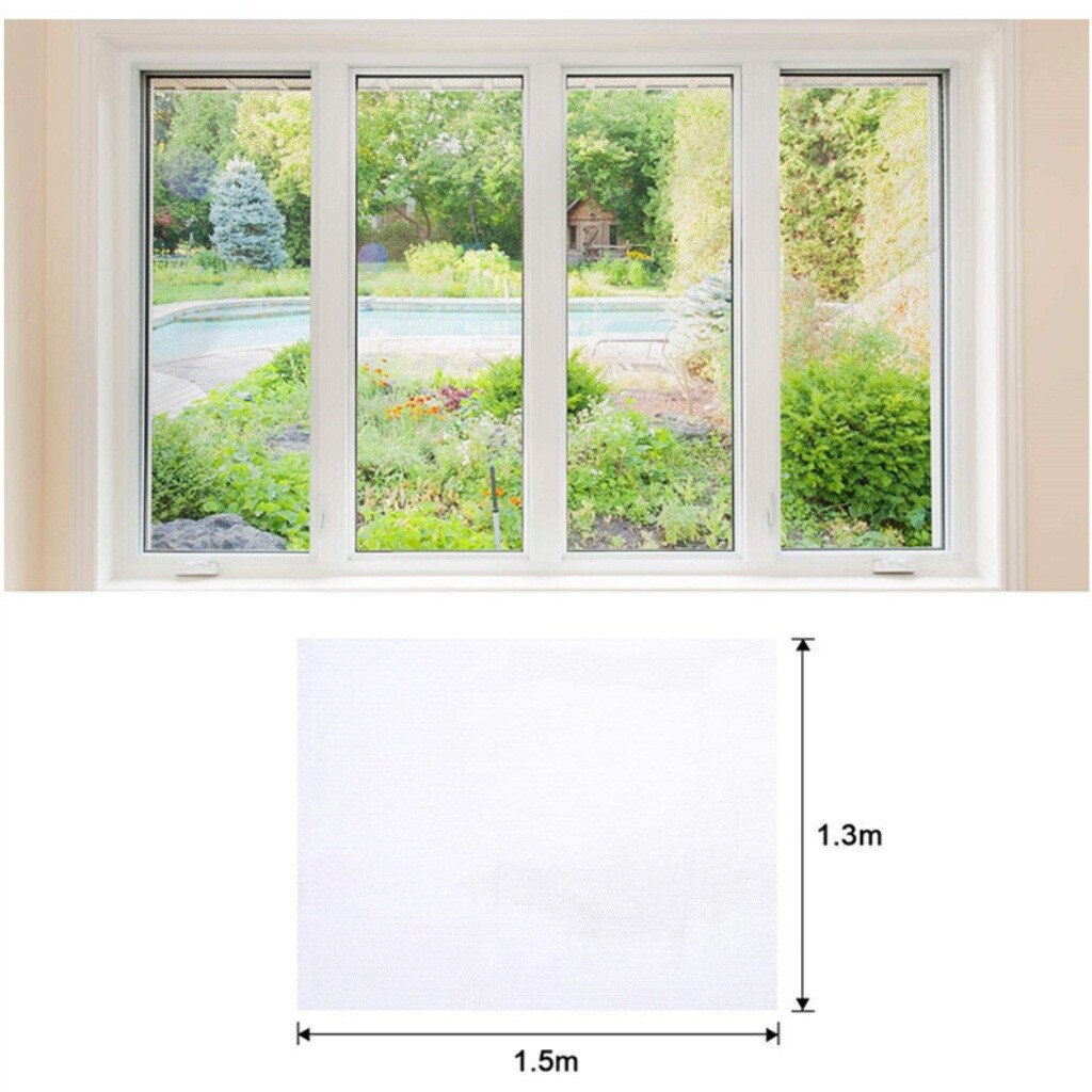 1/2/3/4/5pcs Mosquito Net For Windows Fly Window Screen Mesh Insect Netting Mosquito Invisible Fly Mosquito Screen Net Mesh@45