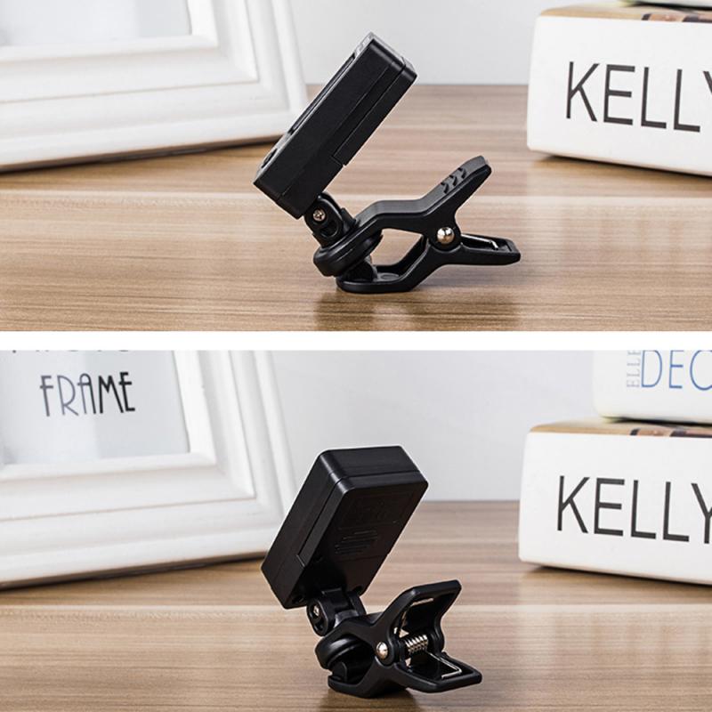 1PC Guitar Electronic Tuner Chromatic LCD Clip on Tuner Electric Acoustic Guitar Bass Violin Banjo Ukulele Guitar Accessories