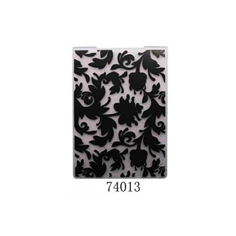 1Pcs Making Paper Cards DIY Photo Album Multifunction Embossing Folder Template Embossing Plastic Wedding Decoration: 74013 flowers