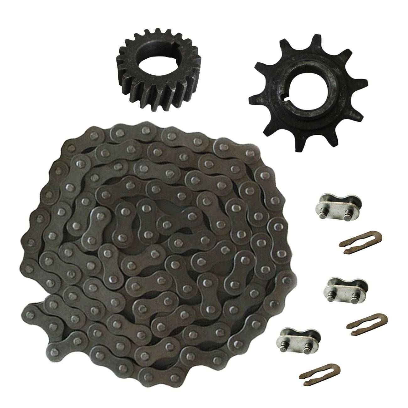 415 Chain&3x415 Chain Master&Drive Sprocket Fits 49/66/80cc 2 Stroke Engine Motorized Bicycle