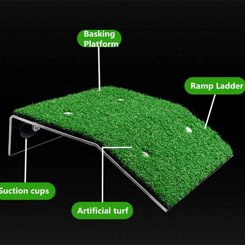 Kleine Schildpad Koesteren Platform Schildpad Ramp Reptiel Ladder Rusten Terras Aquarium Aquarium Voor Kleine Reptiel Kikker Terrapin
