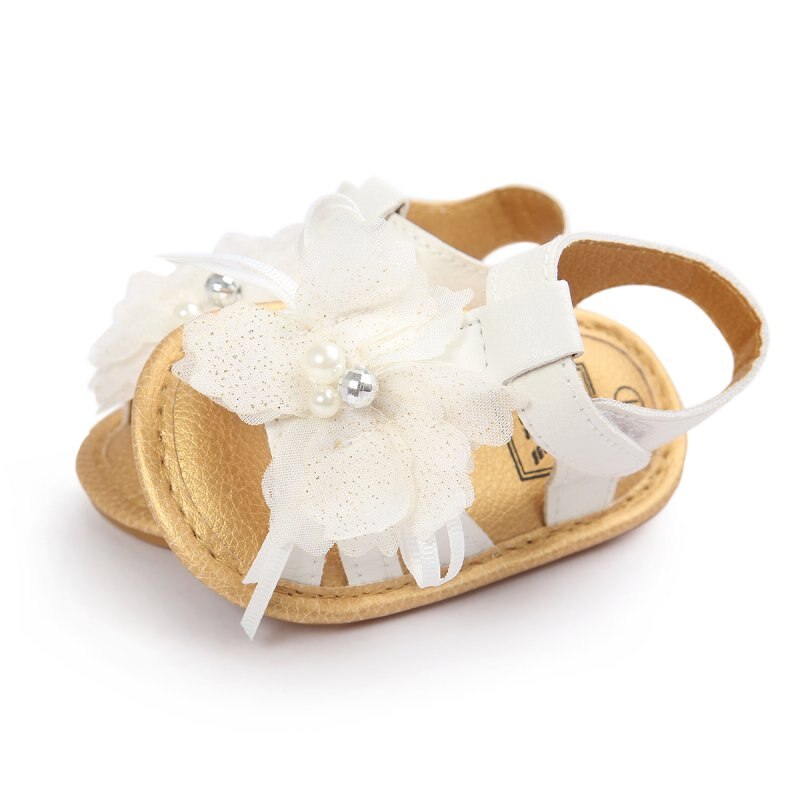 Fredda di proprietà Del bambino Sandali Scarpe Skidproof bambini piccoli infantile Del bambino Pattini Del Fiore di Cuoio dell'unitàÀ di elaborazione Sandali Nuovo