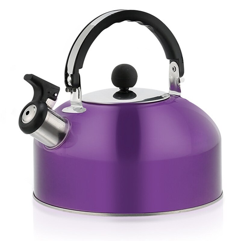 3000ml Household Stainless Steel Kettle Dome Induction Cooker Gas Stove Kettle Flat Bottom Whistle Kettle: pp