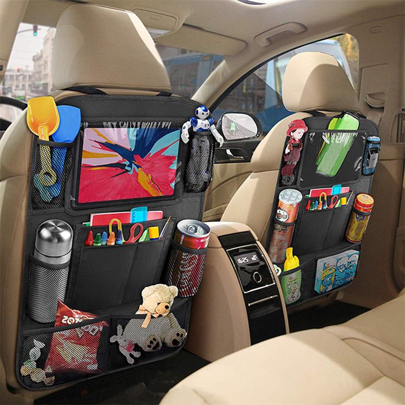 Tasca multipla per auto sedile posteriore borsa portaoggetti Organizer per auto sedile posteriore Organizer tasca per telefono tasca per libri Tablet Mobile