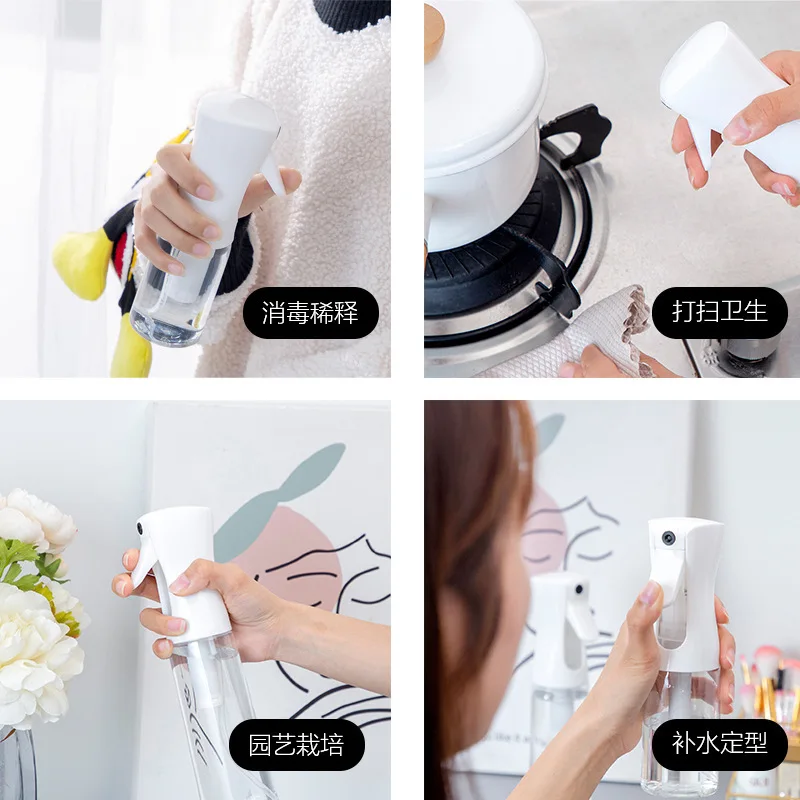 200ml Compression Sprayer Garden Water Spray Bottle Transparent Color Manual Pressure Sprayer Plant Sprinkler Gardening Atomizer