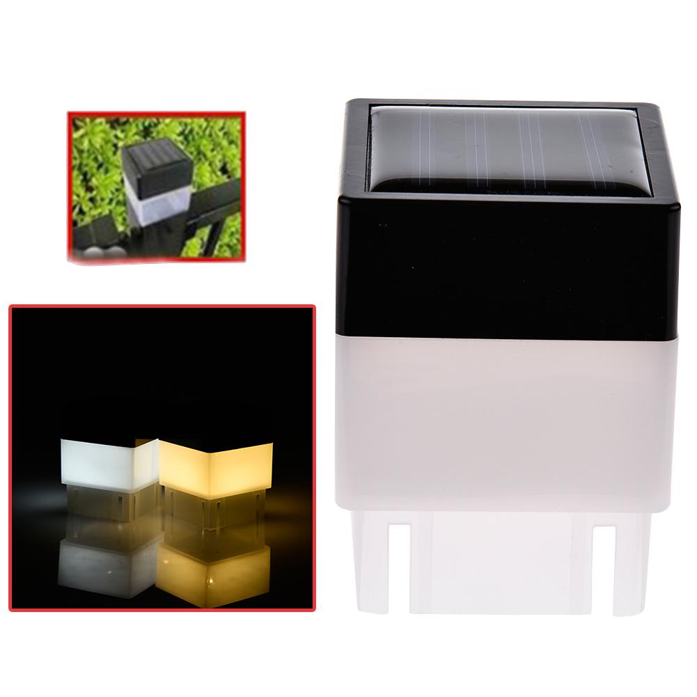 Lámpara Solar LED para porche, sendero, calle, valla, jardín, escaleras, césped, pasillo, luz blanca/cálida, 6V, 2W