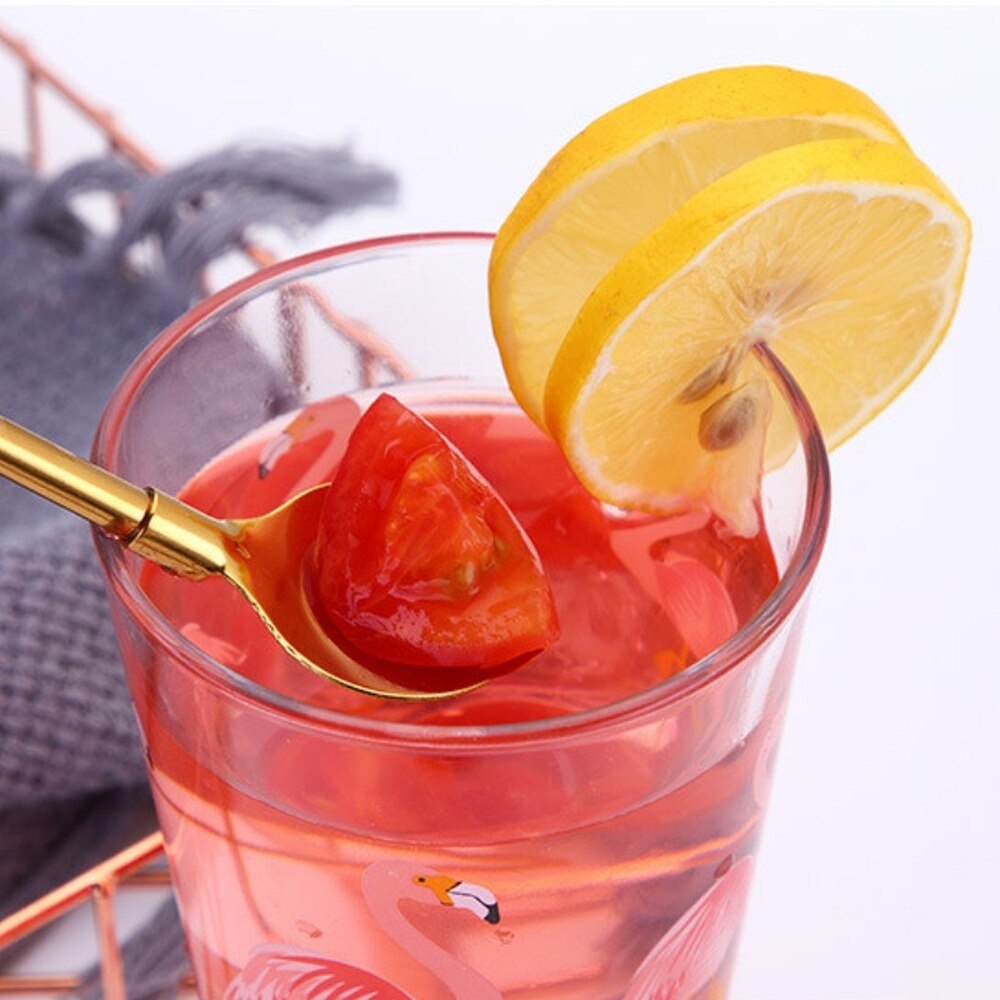 Lange Handvat 25Cm Stro Lepels 2in1 Rvs Roeren Koffie Lepels Yerba Mate Bevroren Drinken Milkshake Theelepel Servies