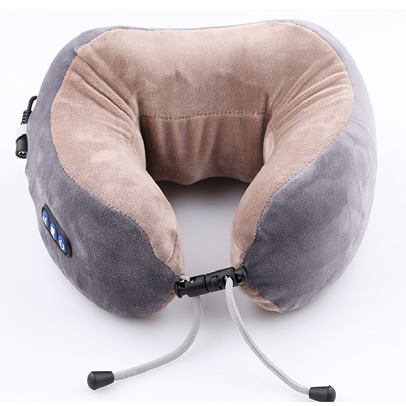 Massage oreiller en forme de U multi-fonction épaule vertèbre cervicale électrique Portable voiture soins de santé pour le bureau de voyage à domicile