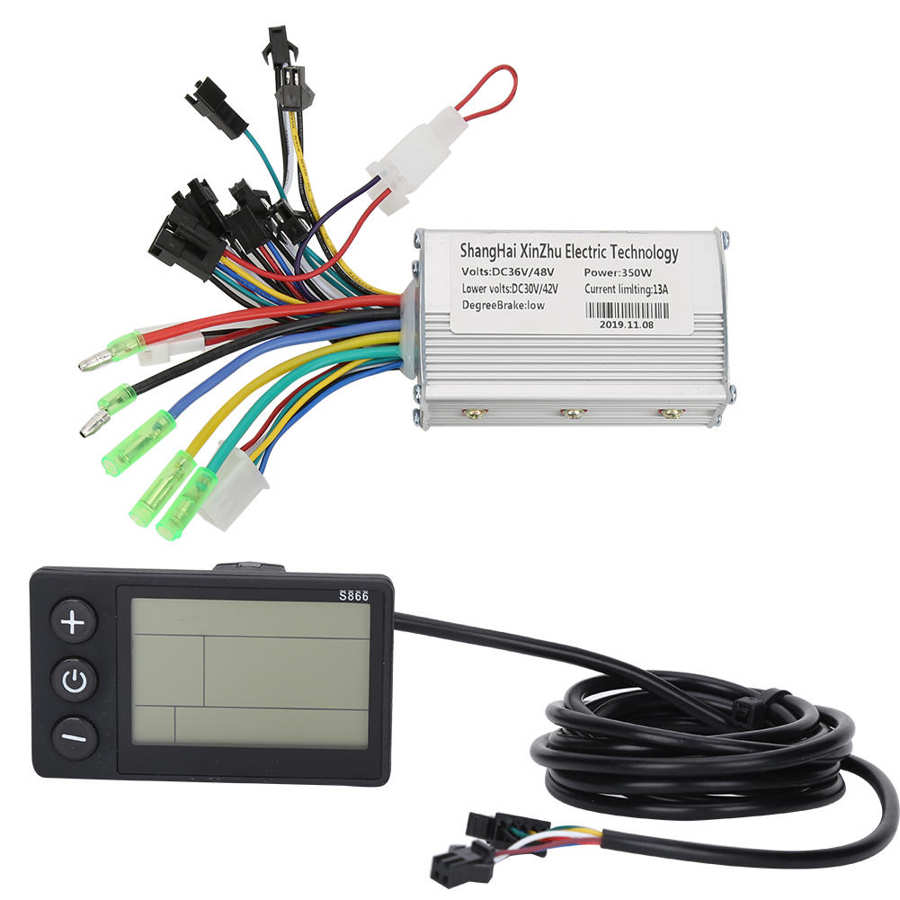 Motor controller 36V/48V 350W Wateproof LCD Display E-bike Scooter Brushless DC Motor Controller Electric bike accessory