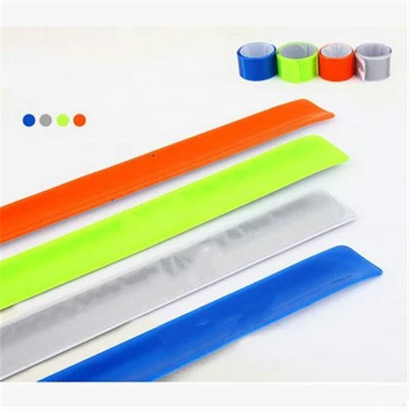 1PC Running Fishing Cycling Reflective Strips Warning Bike Safety Bicycle Bind Pants Leg Strap Reflective Tape