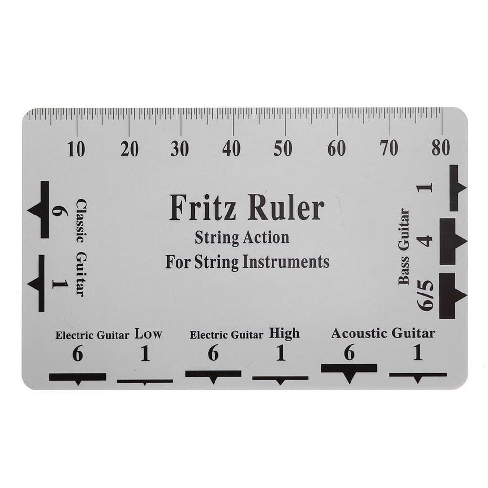 Fritz Ruler Guitar String Action Gauge String Pitc... – Grandado