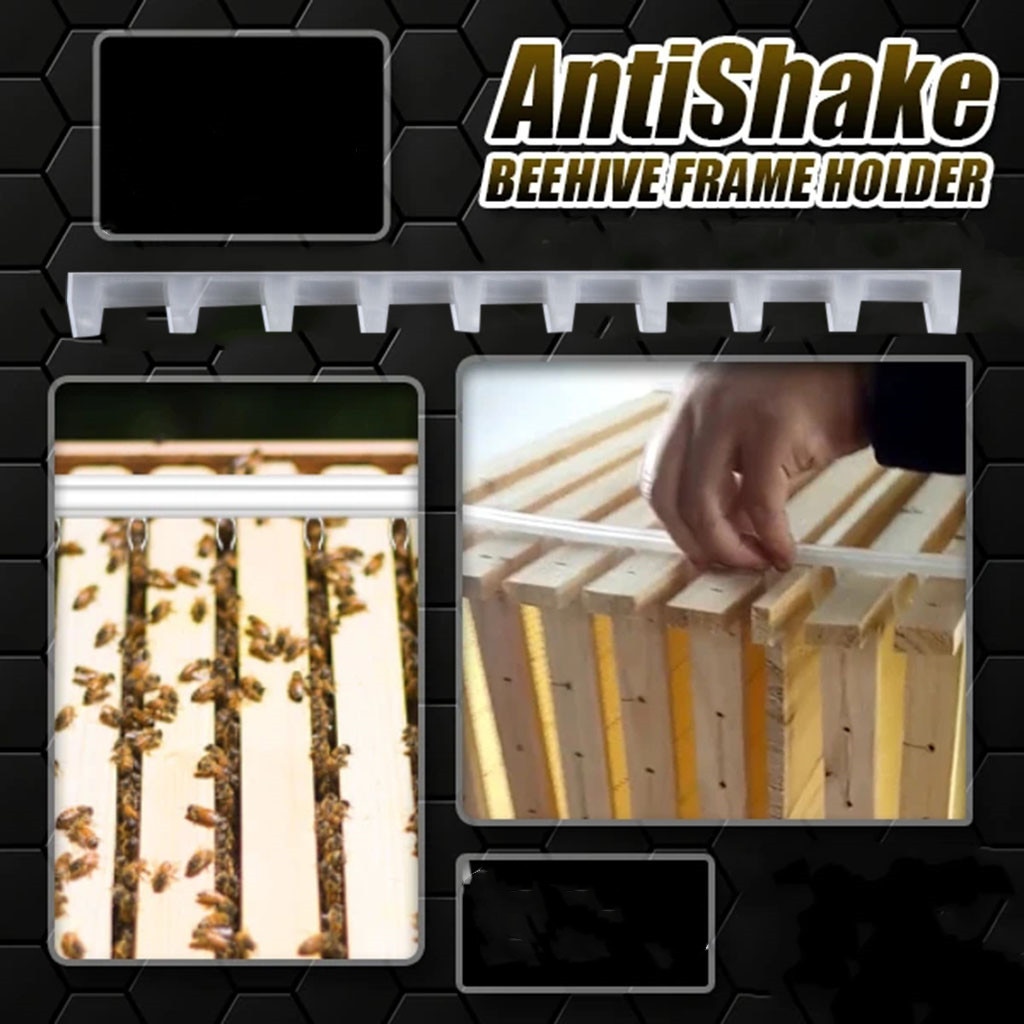 5/10/20PCS Beehive Frame Holder Beekeeping Ends Plastic Durable Bee Divider Plastic White Interval 41cm Anti Shaking for Beehive