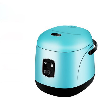 Sähköinen riisinkeitinlaite lounasrasia hidas liesi eristys 1.2l mini monitoimikeitin riisikattila 1-2 hengelle riisinkeitin 220v: Sininen / Au