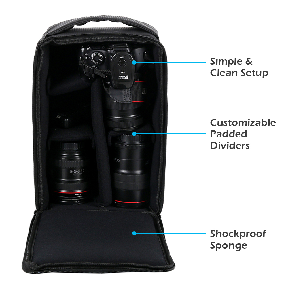 Funda impermeable para cámara fotográfica, bolso multifuncional para cámara de vídeo Digital DSLR, para fotos al aire libre, Nikon Canon