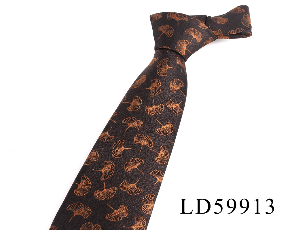 Striped Ties For Men Women Brown Neck Tie For Groom Classic Men's Tie Wedding Necktie For Groom Christmas Gravatas: Gold