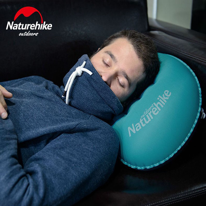 Naturehike Aufblasbare Kissen Reisen Luft Kissen Hals Camping Schlaf Getriebe Schnelle tragbar TPU Büro Freien Wandern NH17T013-Z