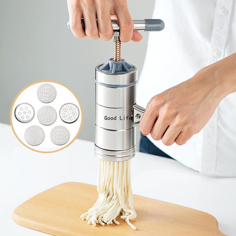 304 Stainless Steel Noodle Maker Machine Spaghetti Pasta Maker Cutter Cookware Fruits Juicer Kitchen Tools