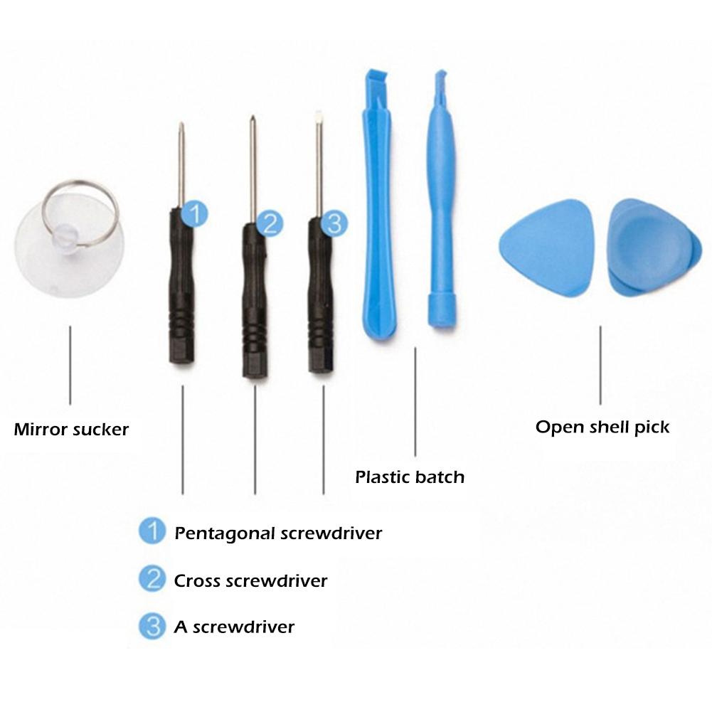 De Mobiele Telefoon Reparatie Tool Set Is Geschikt Voor Iphone 4 4S 5 5S 6/7/8 Samsung huawei Xiaomi Mobiele Telefoon 8 Stuk Tool Set