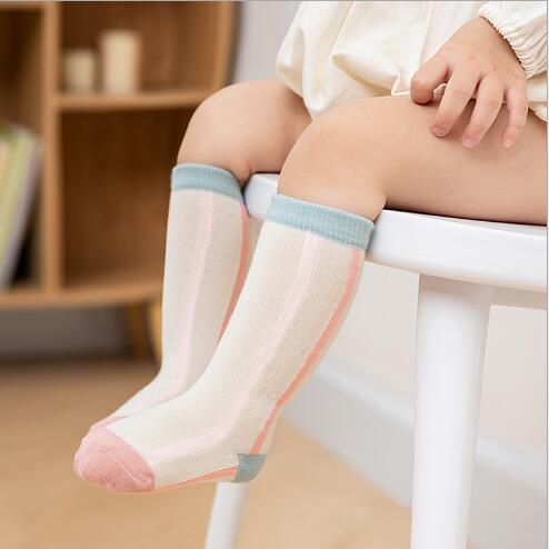 0-3 jahr 4 Paare Pack Herbst und Winter neue knie junge mädchen Baby socken, kleinkinder, freundlicher socken