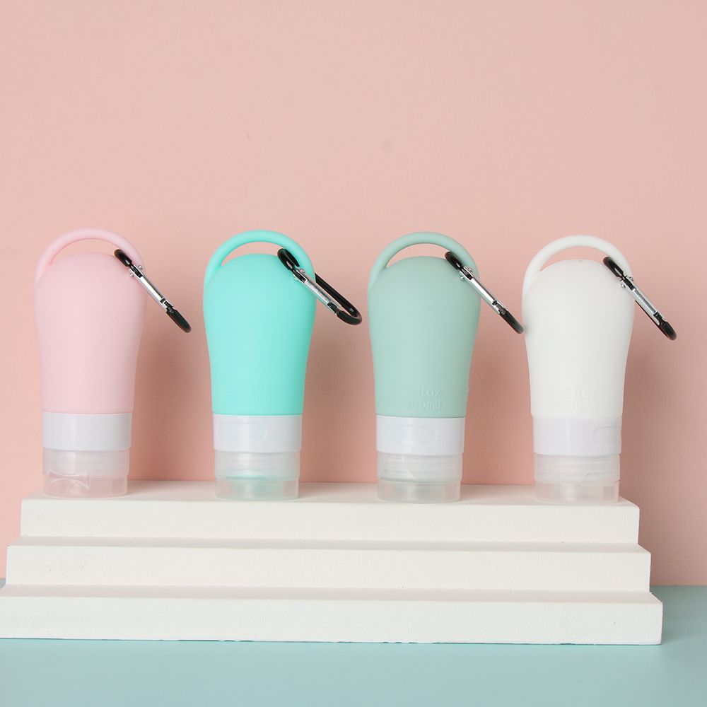 Shower Gel Shampoo Hand Washing Portable Hook Silicone Bottle Empty Bottles Squeeze Container Sub-bottling Tube