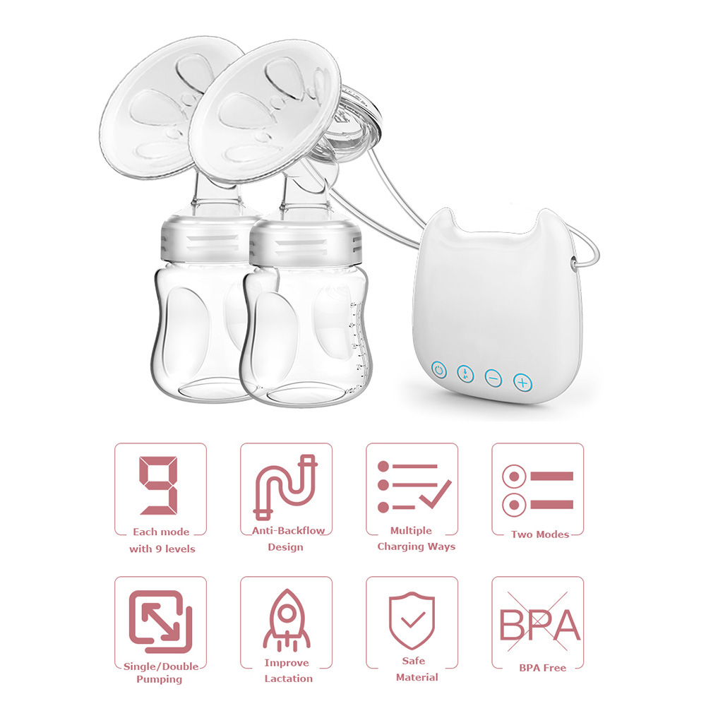 Tiralatte elettrico YOUHA tiralatte automatici collettore di latte per allattamento al seno con Display a LED accessori per allattamento al seno per bambini