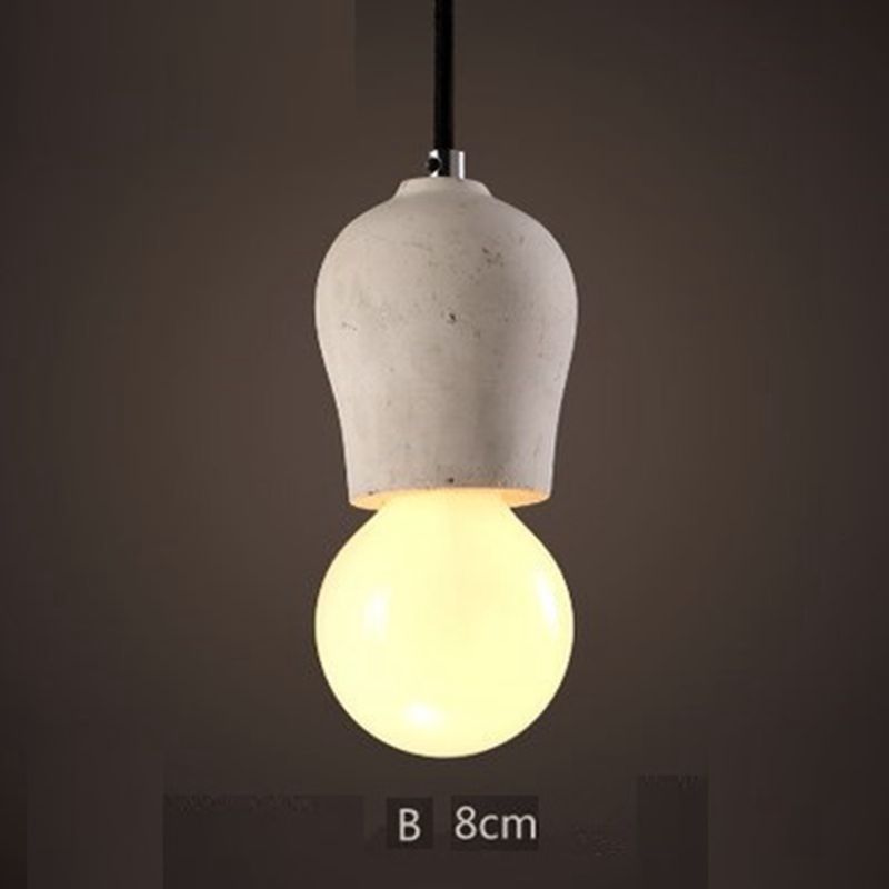 LukLoy Moderne Hanglampen Beton Keuken Eetkamer Lichten Cement Hanglamp Art Lamparas Aluminium Lampenkap Armatuur