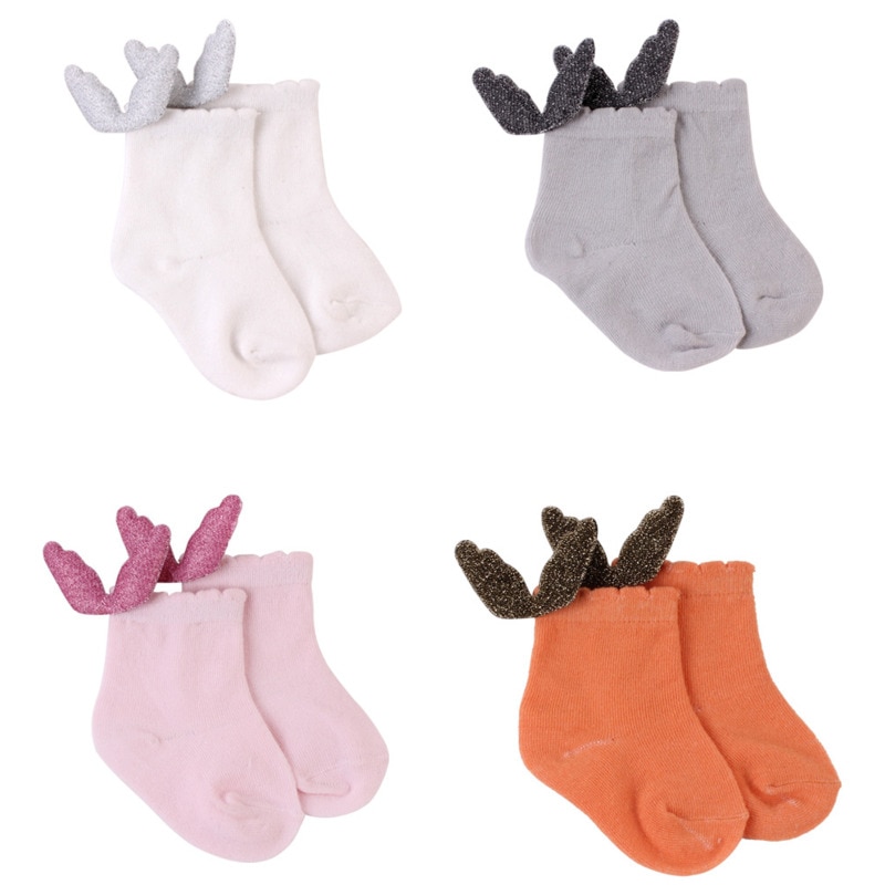Baby sokker søde vinger bløde bomulds sokker til bebe nyfødte spædbarn piger drenge børnesokker baby pige tøj tilbehør