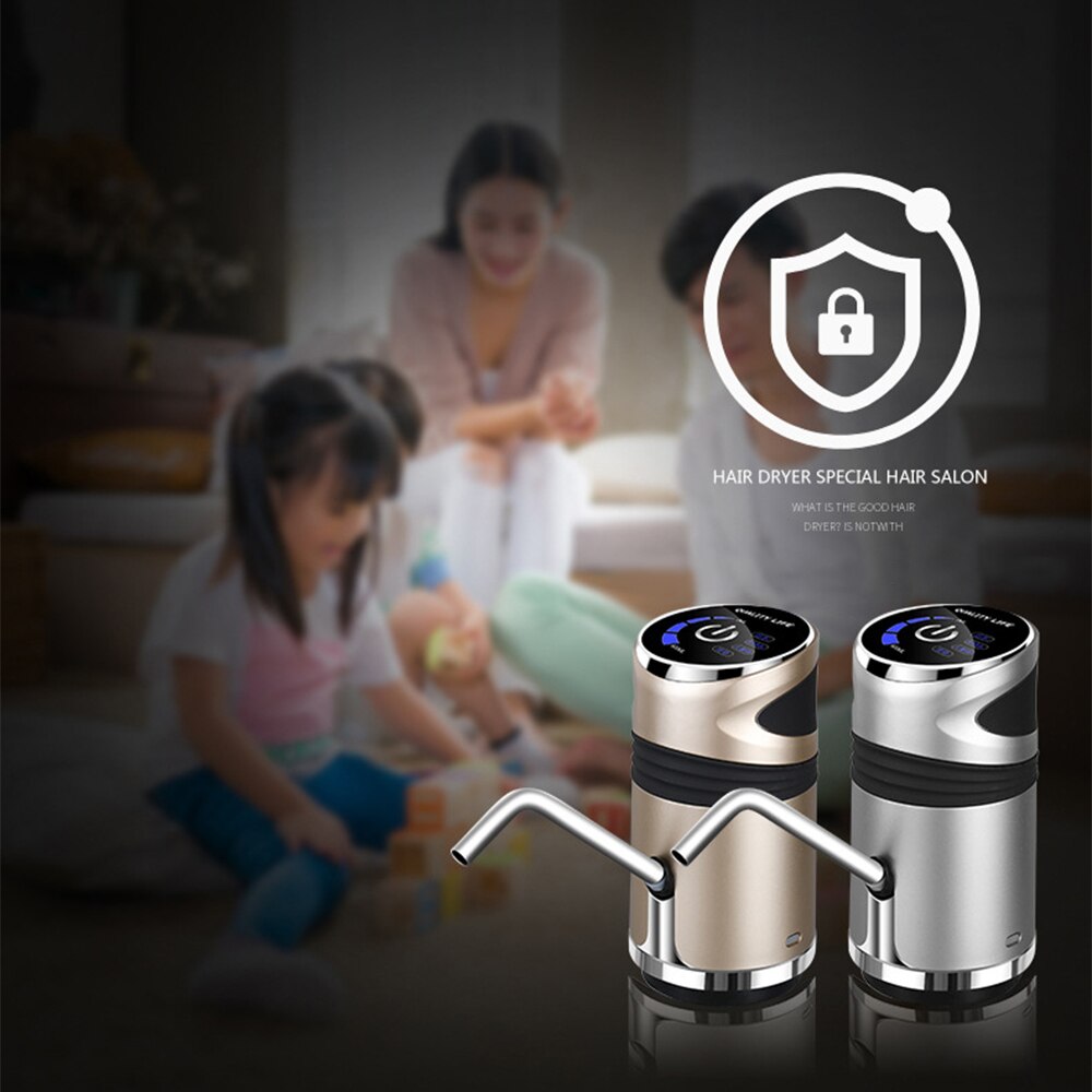 Automatic Electric Water Pump Button Dispenser Drinking Bottle Switch Smart For Home Office Water Pumping Device