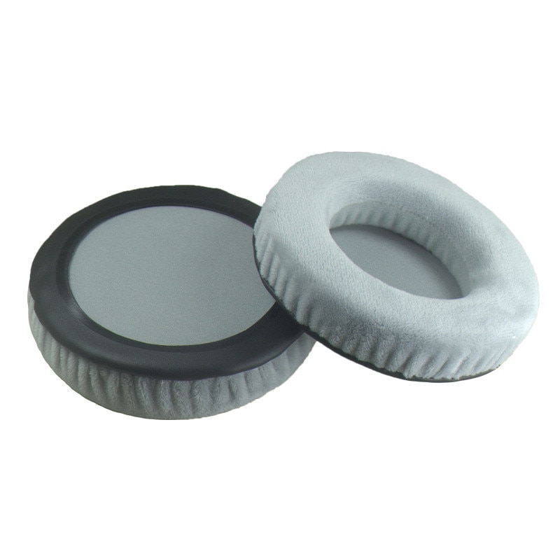 Allgemeine Grau Samt Schaum Ohr Pads Kissen 60 65 70 75 80 85 90 95 100 105 110 115 120MM für SONY für Sennheiser Kopfhörer