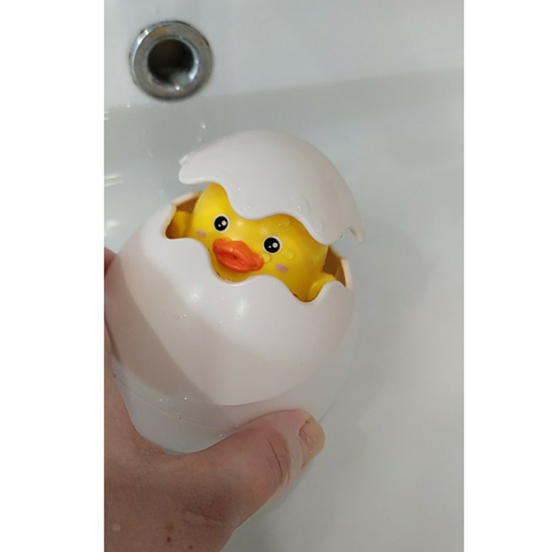 Babybadje Speelgoed Meisjes Jongens Kid Leuke Eend Pinguïn Ei Waternevel Sprinkler Badkamer Douche Water Speelgoed Voor Bad Strand game