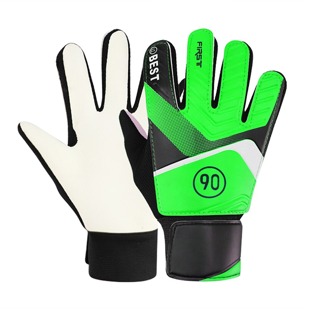 1 paar kinder-torwarthandschuhe aus stoßdämpfendem latex-pu-material – torwarthandschuhe zum handschutz – fußballzubehör für kinder: No 5