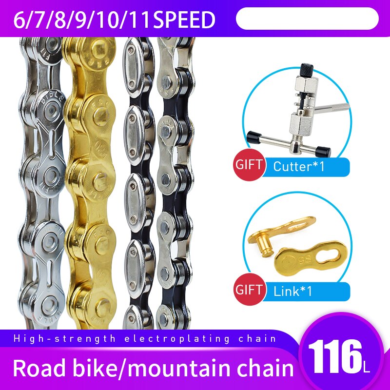 1pc FSC 6/7/8/9/10/11 Speed Velocidade Bicycle Cha... – Grandado
