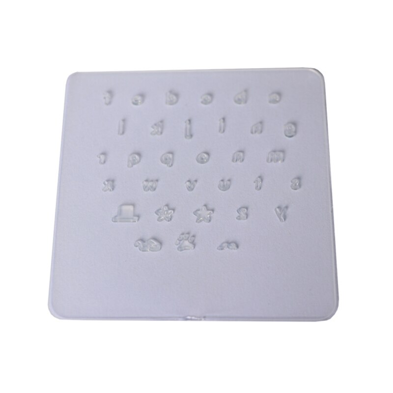 DIY Leather Stamp Tool Plastic Stamping Alphabet Number Leather Stamp Printing Tools Leathercraft
