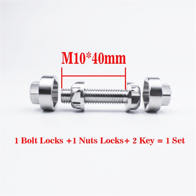 Bullone di sicurezza viti antifurto dadi bullone M6 M8 M10 vite bullone 304 acciaio inossidabile montagna bicicletta tendalino accessori auto luce portato: M10x40mm