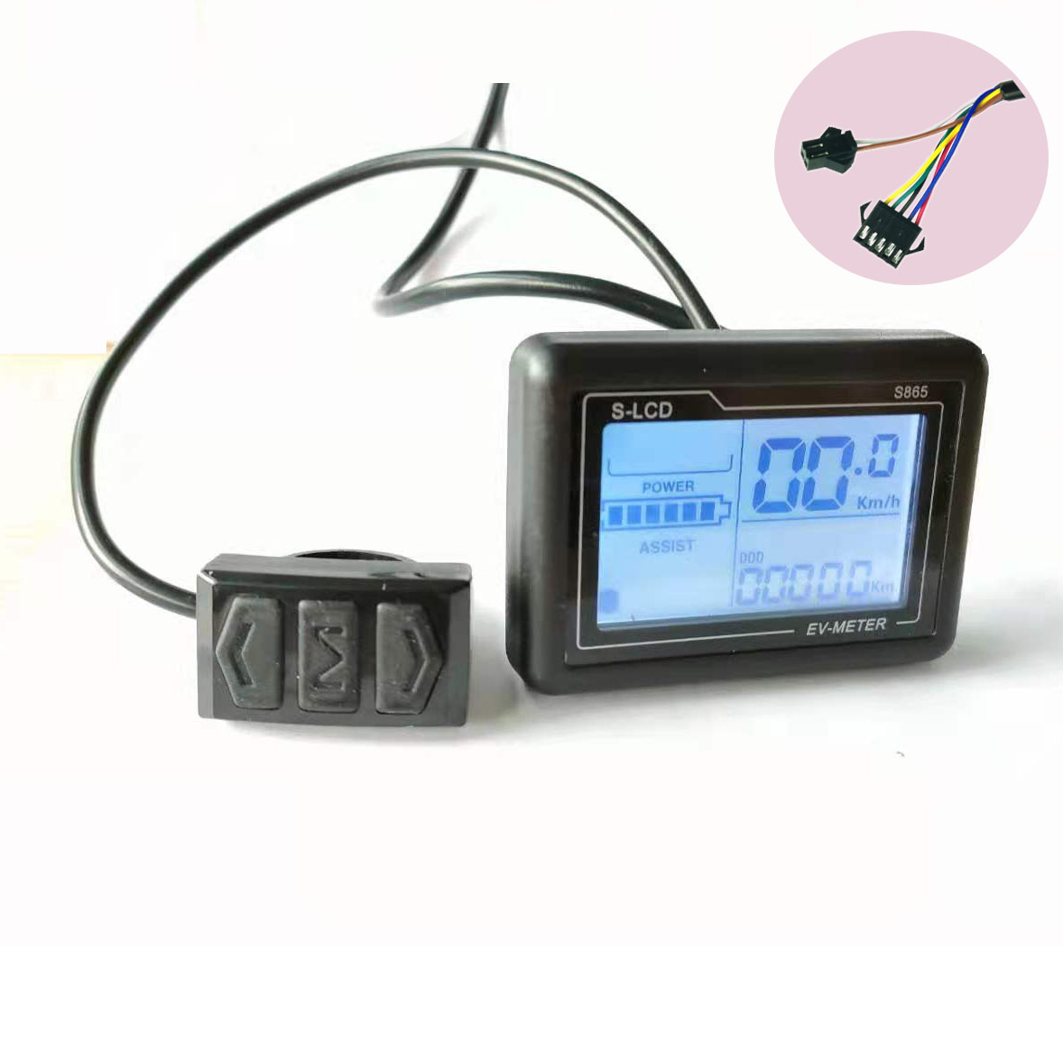 Elektrische Fiets Lcd Display S861 S850 LH100 SW900 S865 S866 EN06 G51 Voor Borstelloze Motor Fiets Ebike E-Scooter uart: S865