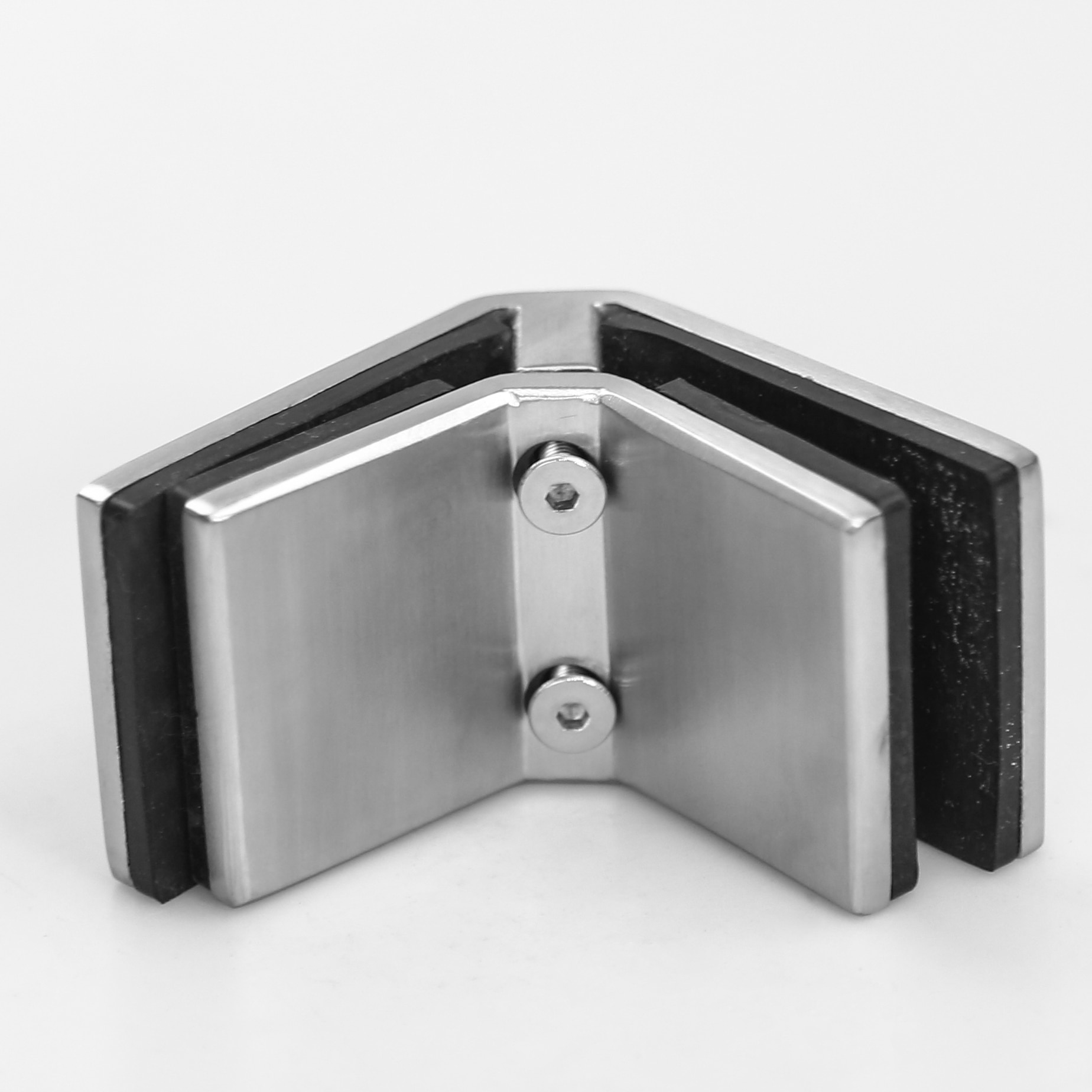SS316 90 Degree Glass To Glass Corner Bracket