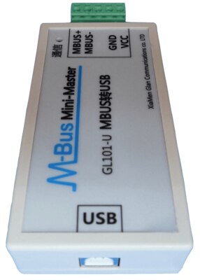 Convertidor MBUS / M-BUS a USB, medidor de USB-MBUS, lectura, comunicación, fuente de alimentación USB, puede conectar 200 metros