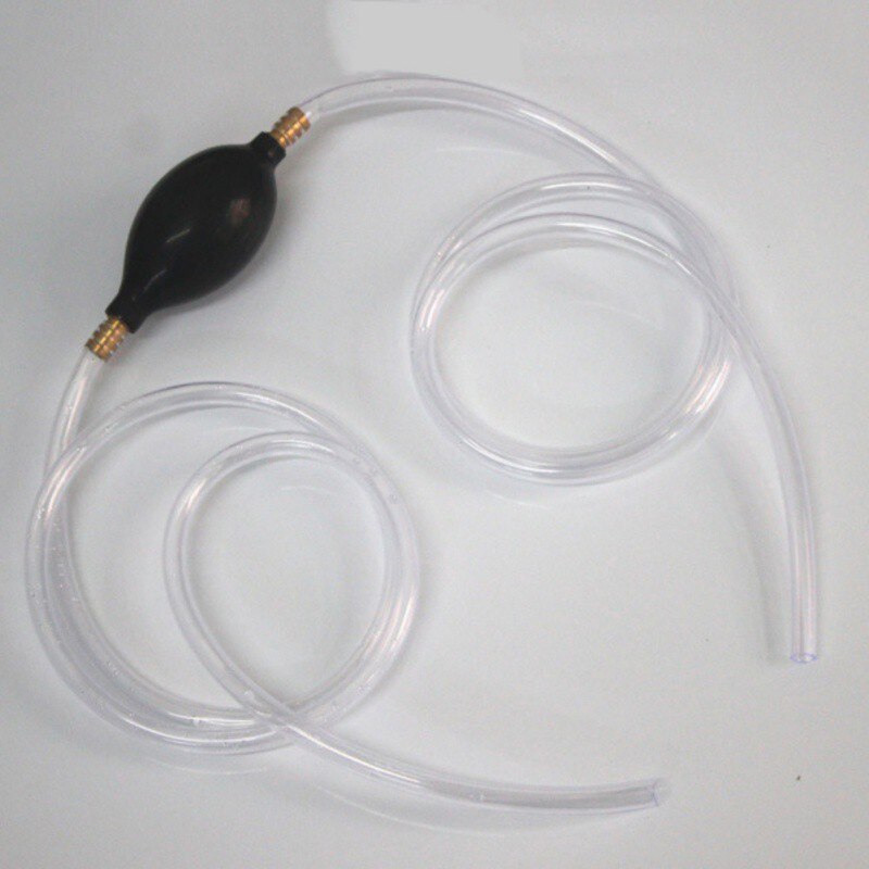 Car Fuel Gas Pump Petrol Liquid Hand Pump Primer Bulb Water Oil Transfer Pump PVC Syphon 10mm Pipe: Liquid Pump