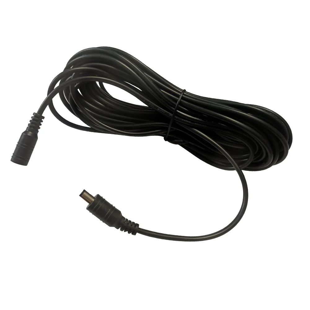 1M 3M 5M 10M DC Verlengkabel 2.1mm x 5.5mm Vrouw naar Man Connector netsnoer Kabel Adapter Extender Zwart Elektrische Draad