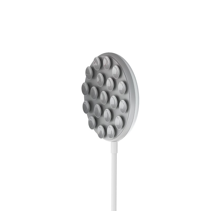 Draagbare draadloze oplader voor iphone xr xs max 10w, snel opladen, sterke zuignap, oplaadpad voor samsung note 10 9 s9+ s8: Wit