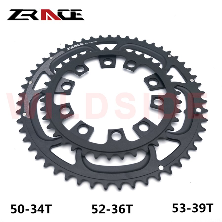 ZRACE RX Ultralight Road Bike Chainring Oval Narrow Wide Sprockets For Road Bicycle Single/Double Chainring Crankset Parts