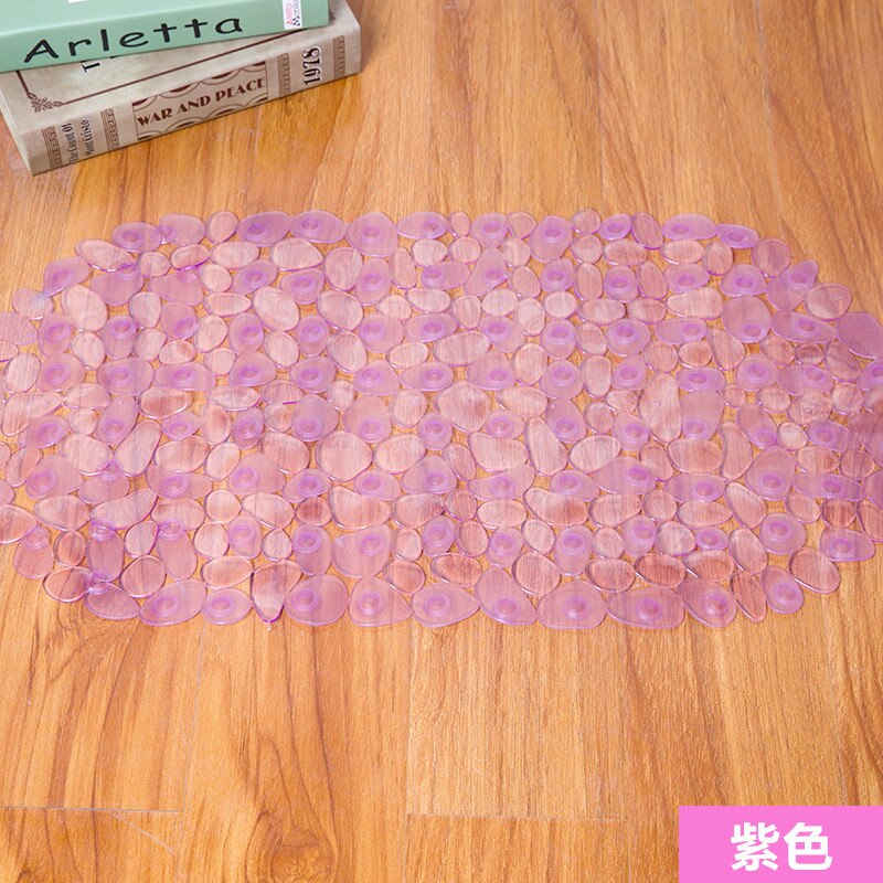 Antislip badmat met zuignap, waterdicht, pvc, veelkleurige matten, wasbare badmatten, badkamerbenodigdheden