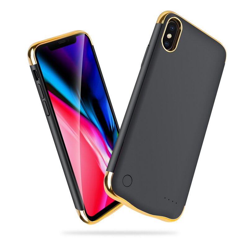 Expower Dünne Verlängerte Batterie Hohe Kapazität 6000mah für IPhone X XS Ladegerät Schutzhülle Power Bank Pack für IPhone XR Xs Max