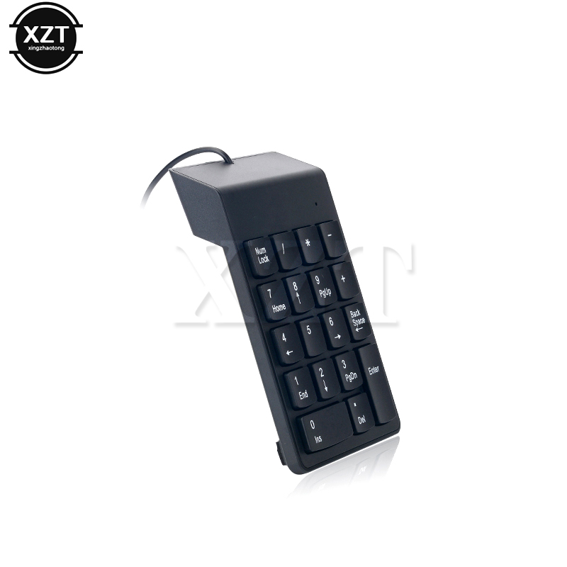 Hochwertige 18-Tasten-Nummernblock-Tastatur mit USB-Kabel, Mini-Tastatur für Laptop, Schreibtisch, PC, Profi Numpad-Tastatur