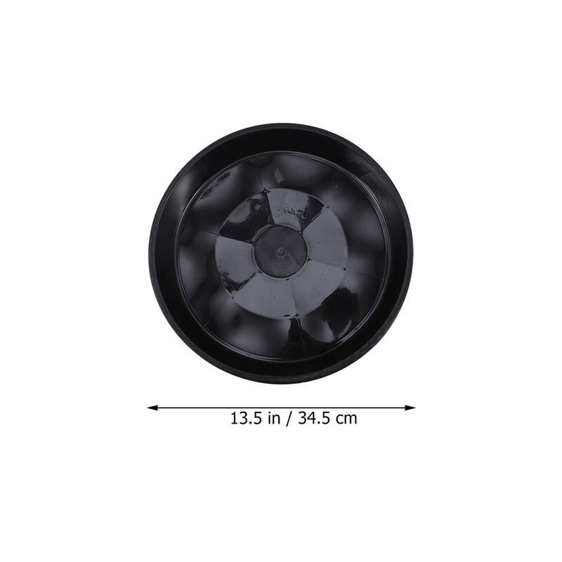 Bandejas grandes para macetas de flores, Base redonda para macetas de jardín, hogar, 10 piezas: 34.5cm