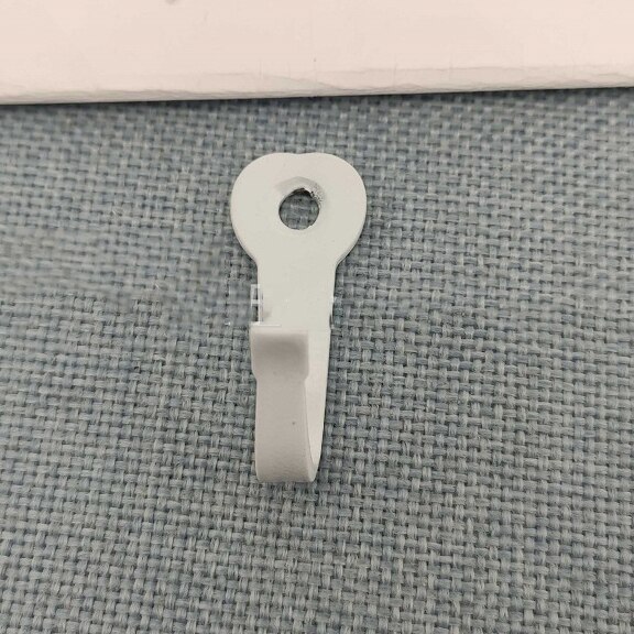 2 szt. Naścienny pojedynczy haczyk retro wieszaki na ubrania klucze kapelusz szlafrok ręcznik haki: biały