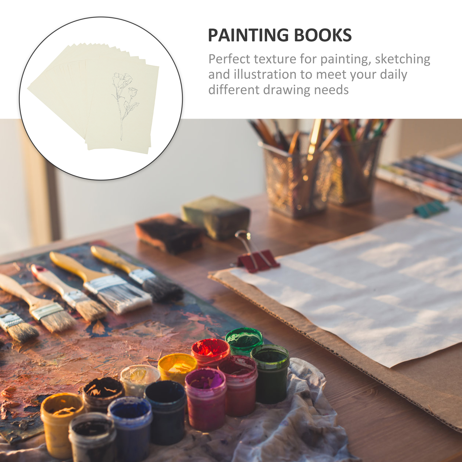 Flower Themed Coloring Book Drawing Book Portable Graffiti Book