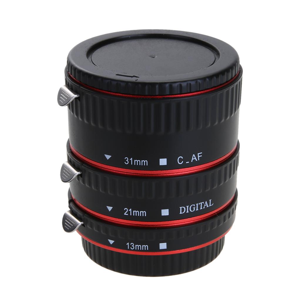 Le plus récent Tube d'extension Macro AF à mise au point automatique/monture d'anneau pour objectif Canon 5D Mark IV EOS EF-S 760D 750D 700D 80D 7D T6s 6D adaptateur d'objectif