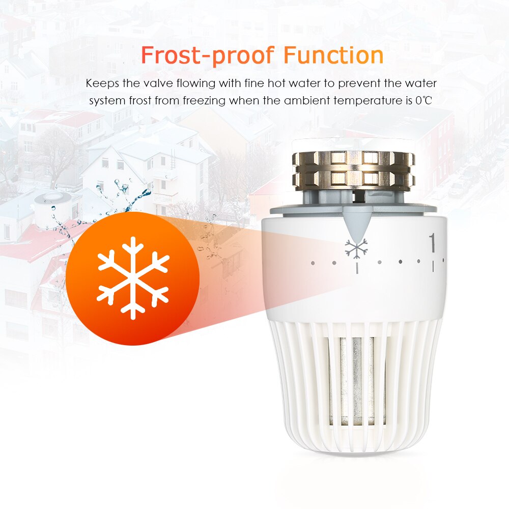 Thermostatic Radiator Valve Frost-proof Function Temperature Controller Heating System Constant Temperature Control Thermostat