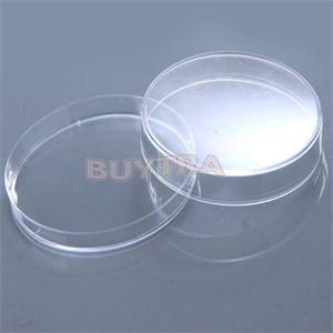 55mm x 15mm Klar 10 stücke Kunststoff Petrischalen Erschwinglichen steril Petrischalen w/Deckel für Labor platte Bakterielle Hefe